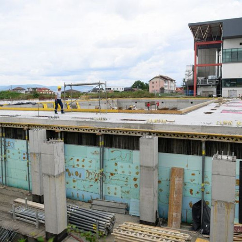 Constructia bazinului de înot din Târgu Secuiesc progresează