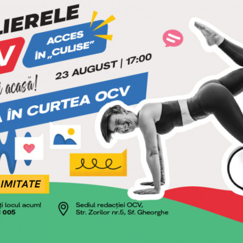 Eveniment de yoga la redacția OCV în SFÂNTU GHEORGHE