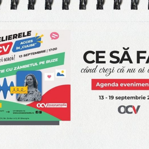 Al doilea Atelier OCV se desfășoară astăzi, pe 13 septembrie