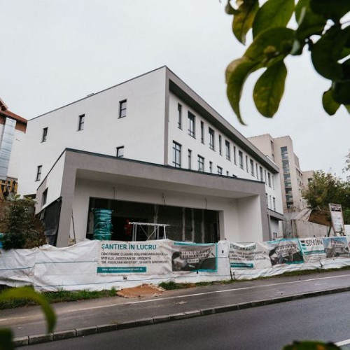 Lucrările la noul spital de pneumologie din Sfântu Gheorghe se apropie de final