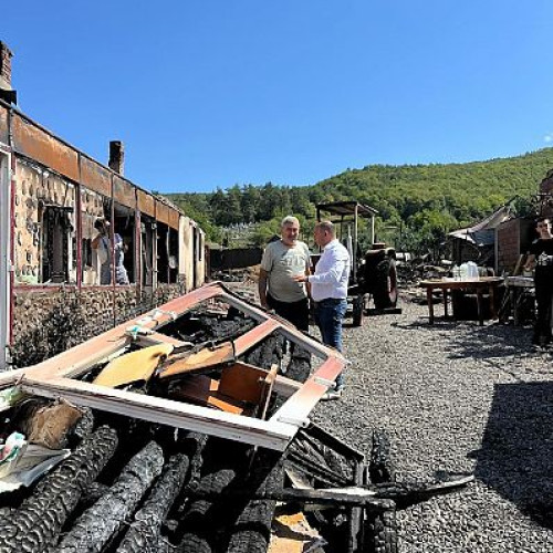 Apel la ajutor pentru familiile afectate de incendiu în satul Marcus