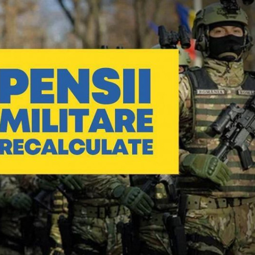 Pensiile militarilor vor fi recalculate pentru a asigura echitate