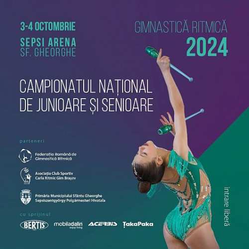 Campionatul Național de Gimnastica Ritmică și Cupa României, la Sepsi Arena