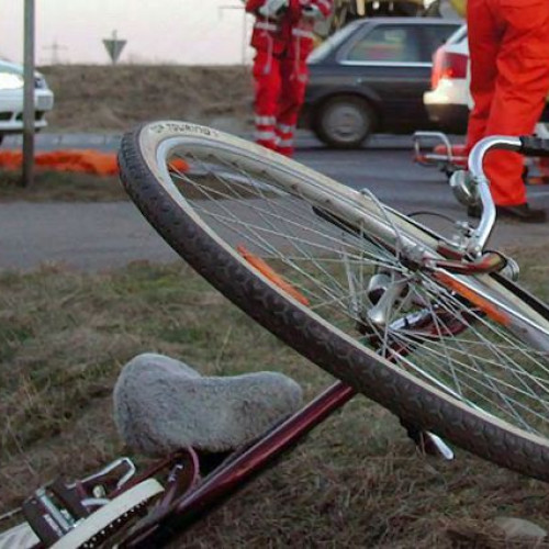 Accident pe bicicleta în comuna Bretcu