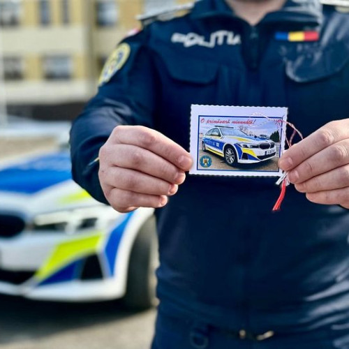 Gesturi de primăvară din partea poliției rutiere