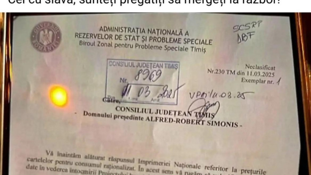 Guvernul respinge informațiile false despre cartele de consum și pregătirea pentru război