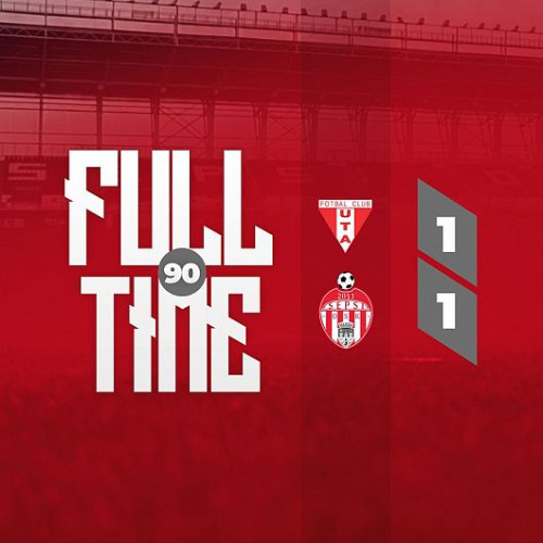 UTA Arad și Sepsi OSK, egalitate 1-1 în play-out