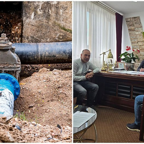 Semnarea contractului pentru extinderea rețelei de apă în Întorsura Buzăului
