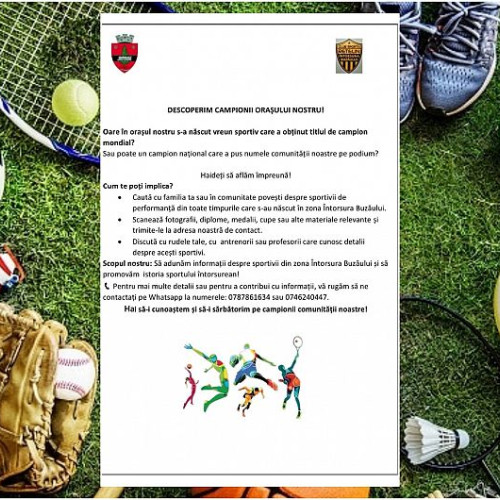 Proiect pentru promovarea sportivilor din Intorsura Buzaului