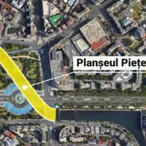 Începerea lucrărilor la planșeul Pieței Unirii din București, anunțată de primarul Sectorului 4