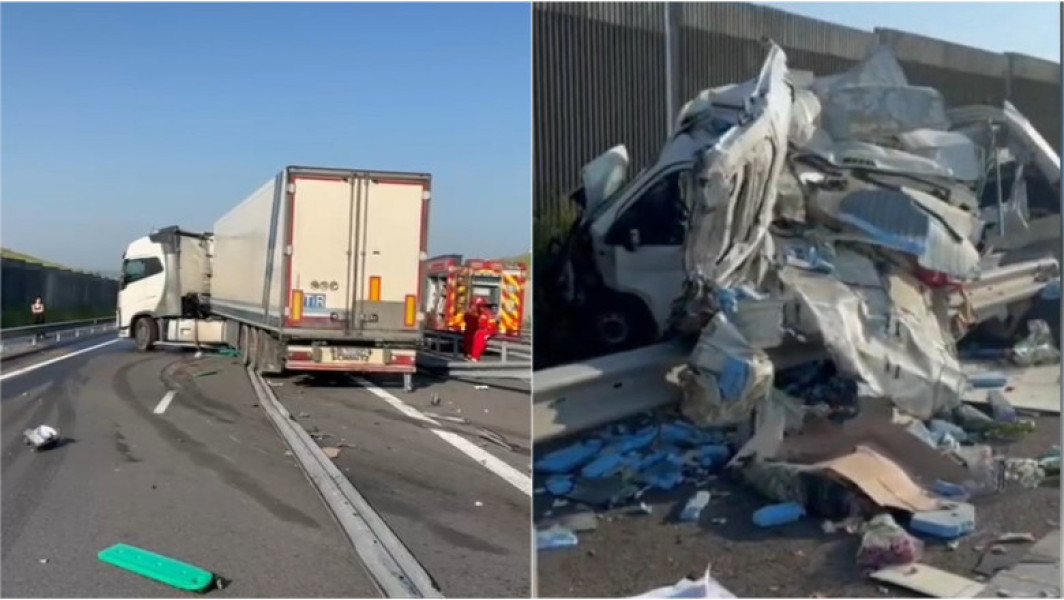 Accident grav pe drumul expres Craiova-Pitesti în județul Olt