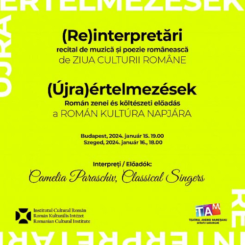 Recital de muzică și poezie românească la Budapesta