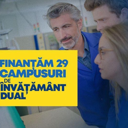 PNL a crescut bugetul pentru învățământul dual cu 250 de milioane de euro