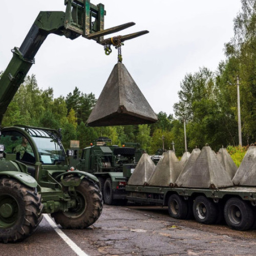 Frontiera baltică se întărește: obstacole antitanc instalate de Lituania la frontierele cu Belarus și Kaliningrad