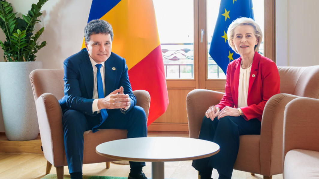 Nicușor Dan și Ursula von der Leyen discută despre apărarea europeană, deficit și PNRR în vizita la Constanța