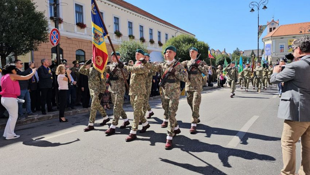 Eliberarea Sfântu Gheorghe sărbătorită prin ceremonii militare și religioase