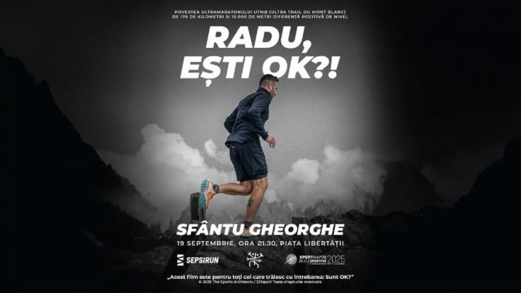 Proiecție despre Radu Restivan la Sfântu Gheorghe în cadrul Zilelor Sportive
