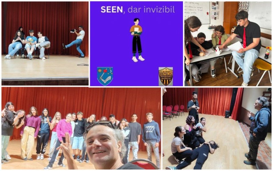 Teatru social la ora de dirigenție pentru elevii din Întorsura Buzăului