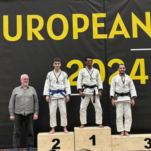 Sportivul Pavel Denis, recompensat cu argint la Campionatul European de Ju-Jitsu Seniori din Belgia