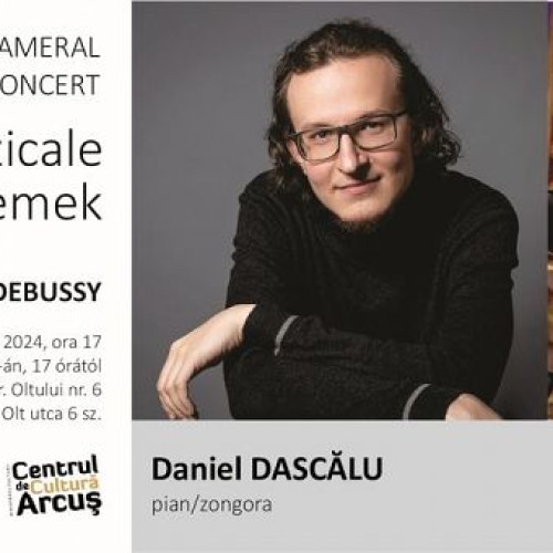 Concert de muzică clasică la Casa Muzicii Arcuș: Schumann, Brahms și Debussy cântate de doi muzicieni faimoși