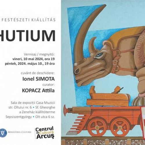 Expoziția de pictură a artistului Florin Hutium va avea loc în perioada mai-iunie la Centrul de Cultură Arcuş din Târgu Jiu: Vernisajul va fi prezidat de poetul Ionel Simota - Comunicat de Presă