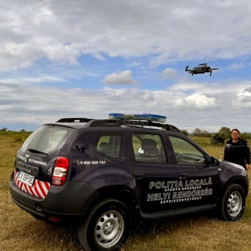 Poliţia Locală Sfântu Gheorghe supraveghează malurile Oltului cu o dronă, pentru a preveni depozitarea deşeurilor