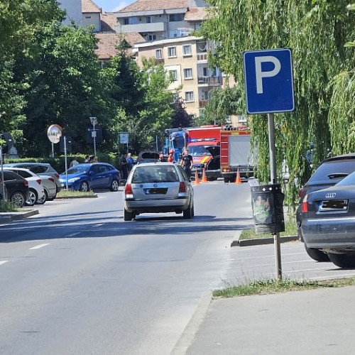 Accident cu trei mașini la Sfântu Gheorghe