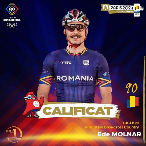 Ciclistul Molnar Ede s-a calificat la Jocurile Olimpice de la Paris 2024